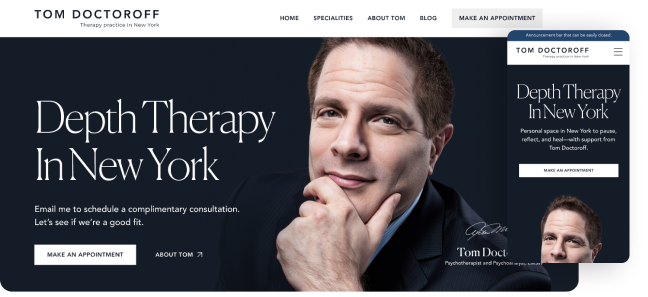 Doctoroff web design